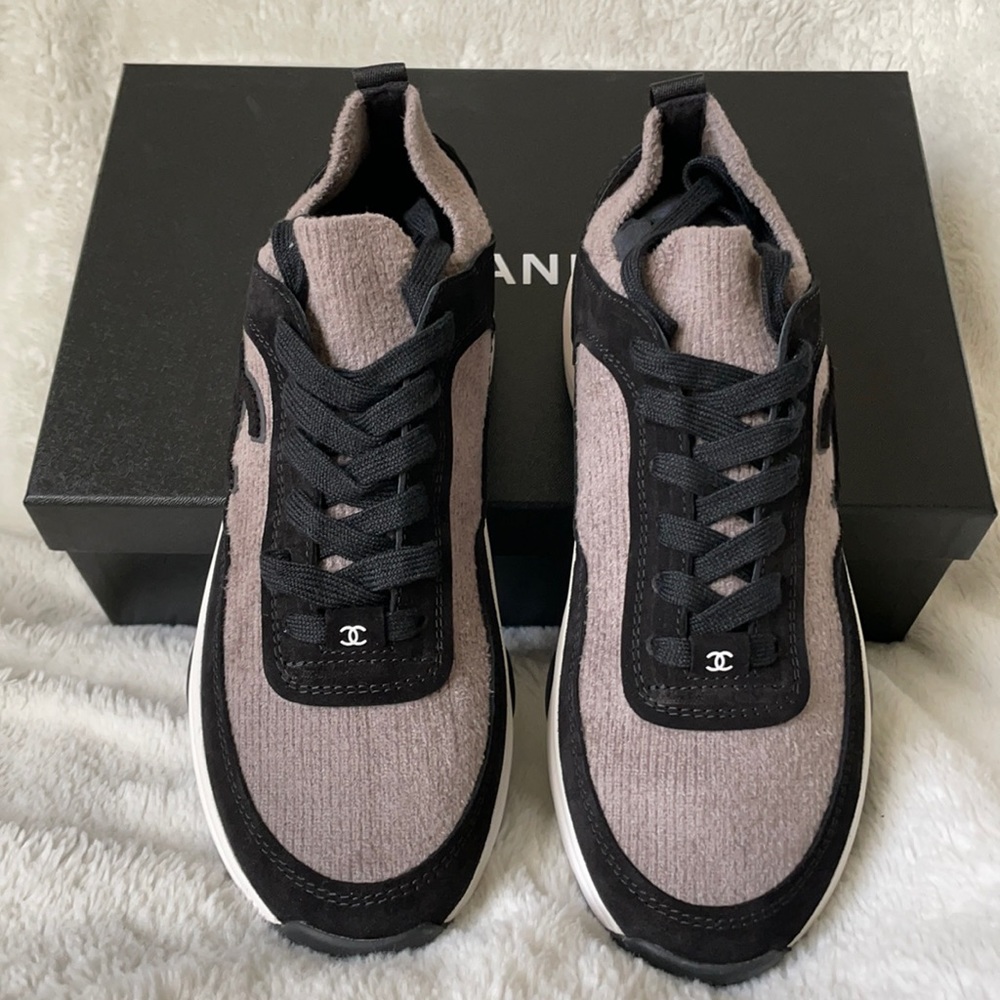 NIB Chanel fabric sneaker